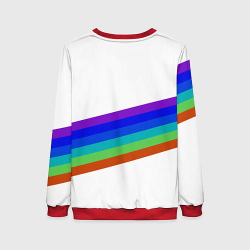 Женский свитшот Among us colors line монстр / 3D-Красный – фото 2