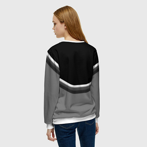 Женский свитшот Destiny geometry online game / 3D-Белый – фото 4