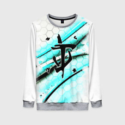 Свитшот женский Doom logo палач, цвет: 3D-меланж