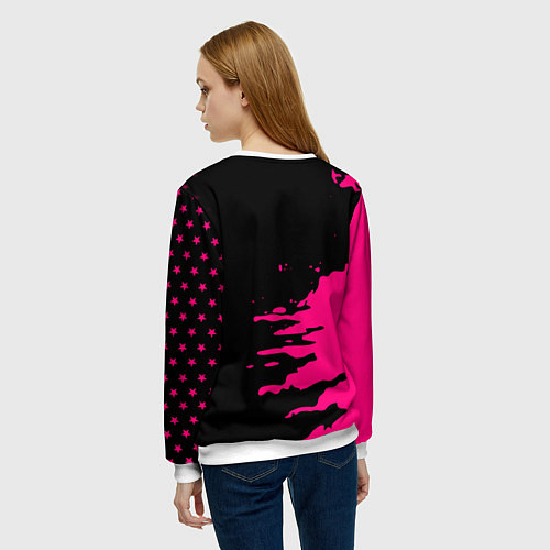 Женский свитшот Бавария Мюнхен краски / 3D-Белый – фото 4