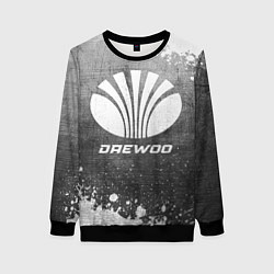 Свитшот женский Daewoo - grey gradient, цвет: 3D-черный