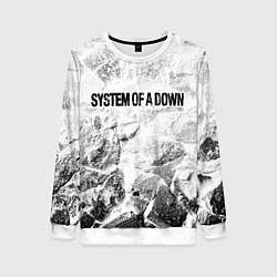 Свитшот женский System of a Down white graphite, цвет: 3D-белый