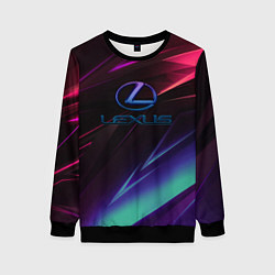 Свитшот женский Lexus stripes, цвет: 3D-черный