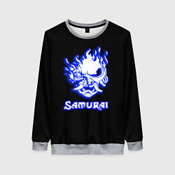 Женский свитшот Samurai logo ghost