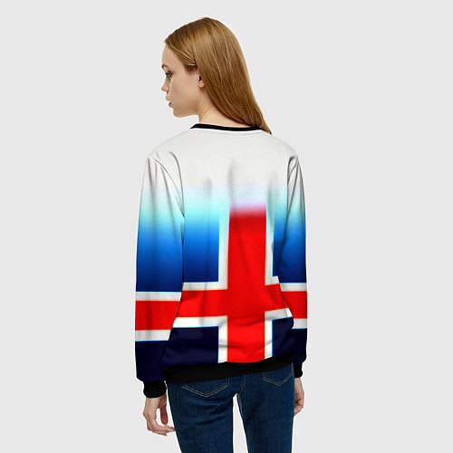 Женский свитшот Ювентус анг / 3D-Черный – фото 4