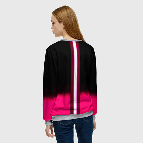 Женский свитшот Бавария Мюнхен текстура / 3D-Меланж – фото 4