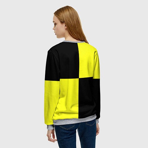 Женский свитшот Barcelona x Borussia / 3D-Меланж – фото 4