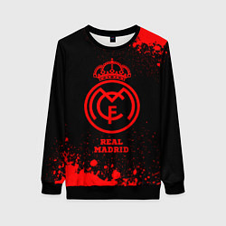 Женский свитшот Real Madrid - red gradient