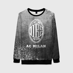 Свитшот женский AC Milan - grey gradient, цвет: 3D-черный