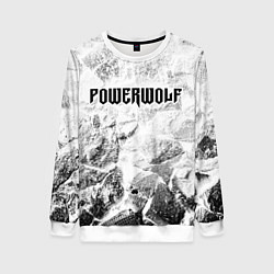 Женский свитшот Powerwolf white graphite