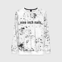 Свитшот женский Nine Inch Nails dirty ice, цвет: 3D-белый