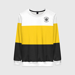 Женский свитшот Мы русские с нами Бог НИКА 2 черная патриоты