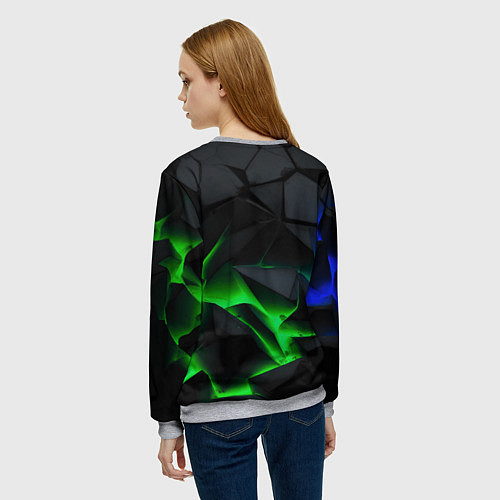 Женский свитшот Mo & Krill Deadlock / 3D-Меланж – фото 4