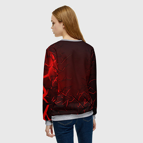 Женский свитшот Deadlock Seven / 3D-Меланж – фото 4