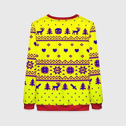 Женский свитшот Undertale winter / 3D-Красный – фото 2