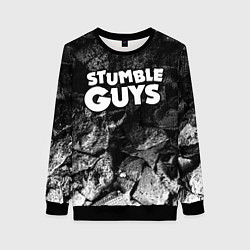 Свитшот женский Stumble Guys black graphite, цвет: 3D-черный