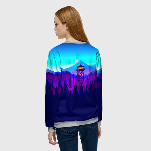 Женский свитшот Red Dead Redemption rockstar / 3D-Меланж – фото 4