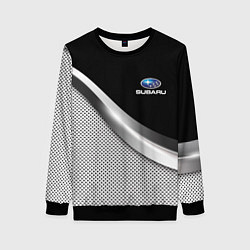 Женский свитшот Subaru metal steel