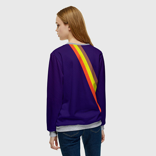 Женский свитшот AUDI line sport / 3D-Меланж – фото 4