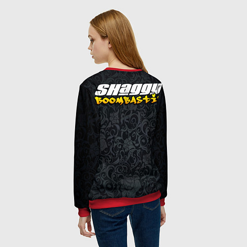 Женский свитшот Shaggy - bombastic / 3D-Красный – фото 4