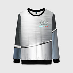 Свитшот женский Toyota metalic brend, цвет: 3D-черный