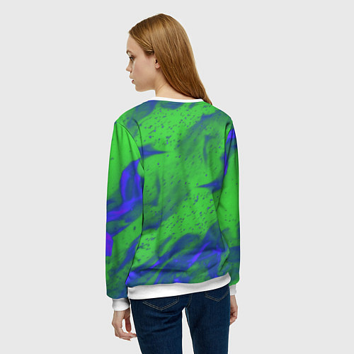 Женский свитшот Telltale games flame / 3D-Белый – фото 4