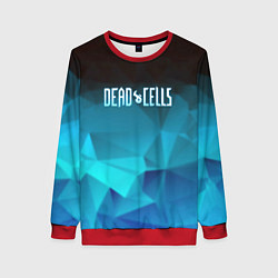 Свитшот женский Dead cells абстрактный стиль, цвет: 3D-красный
