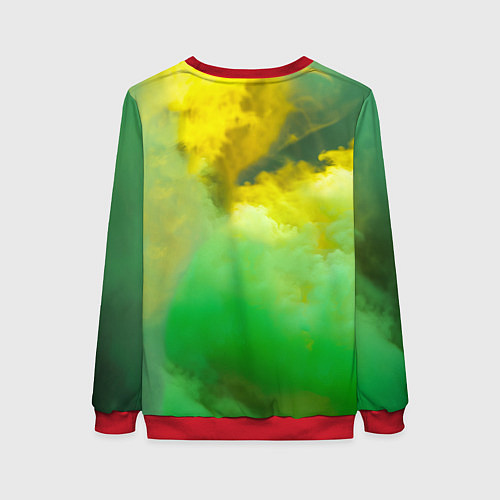 Женский свитшот Stalker 2 скелет череп / 3D-Красный – фото 2