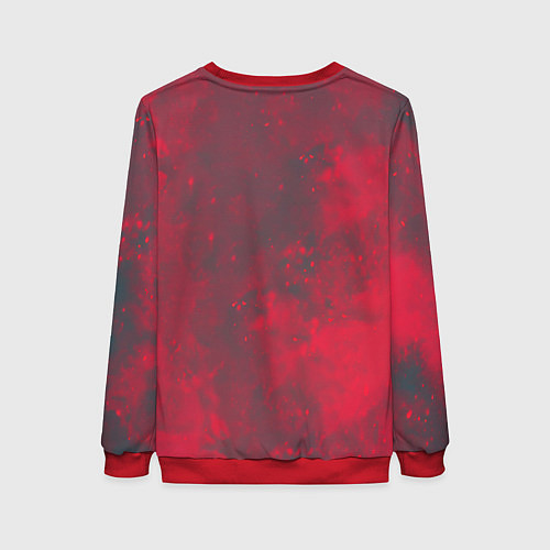 Женский свитшот Stalker 2 в противогазе / 3D-Красный – фото 2