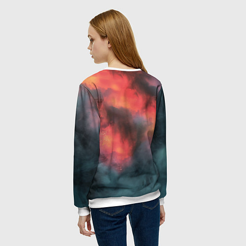 Женский свитшот Stalker 2 радиоактивный фон / 3D-Белый – фото 4