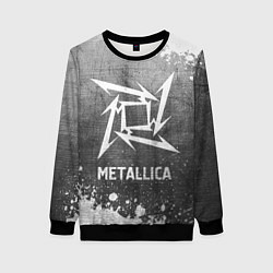 Женский свитшот Metallica - grey gradient