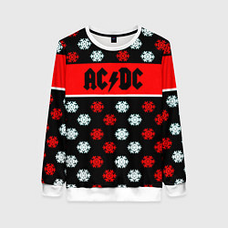 Свитшот женский AC DC winter steel, цвет: 3D-белый