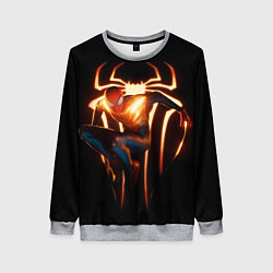 Женский свитшот Человек-паук в прыжке