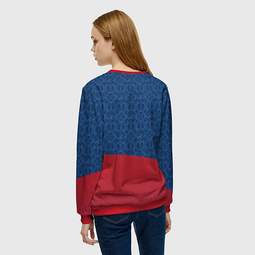 Женский свитшот Прыжок Человека-паука / 3D-Красный – фото 4