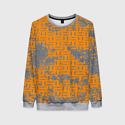 Свитшот женский Заводской антураж, цвет: 3D-меланж