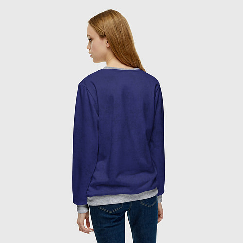 Женский свитшот Happy Christmas - Hogwarts / 3D-Меланж – фото 4