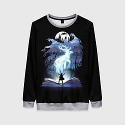 Свитшот женский Harry Potter patronus and dementors, цвет: 3D-меланж