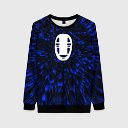 Свитшот женский Spirited Away blue energy, цвет: 3D-черный