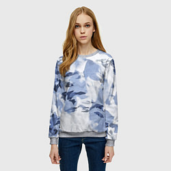 Свитшот женский Альпийский камуфляж, цвет: 3D-меланж — фото 2