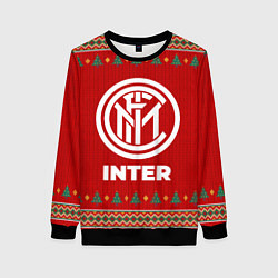 Свитшот женский Inter new year, цвет: 3D-черный