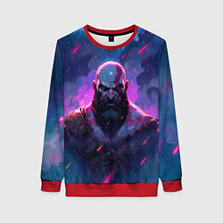 Свитшот женский Kratos - neon rain, цвет: 3D-красный