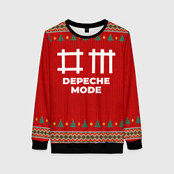 Свитшот женский Depeche Mode new year, цвет: 3D-черный