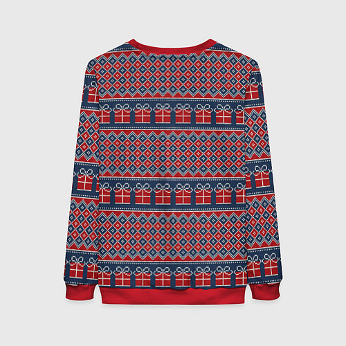 Женский свитшот Подарочные коробки / 3D-Красный – фото 2