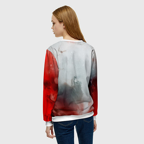 Женский свитшот Demonic Asta / 3D-Белый – фото 4