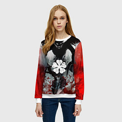 Свитшот женский Demonic Asta, цвет: 3D-белый — фото 2