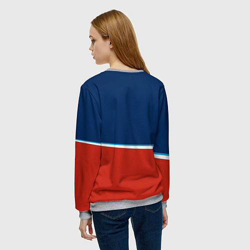 Женский свитшот Hedgehog - Sonic racing team / 3D-Меланж – фото 4