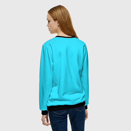 Женский свитшот Даффи Дак / 3D-Черный – фото 4