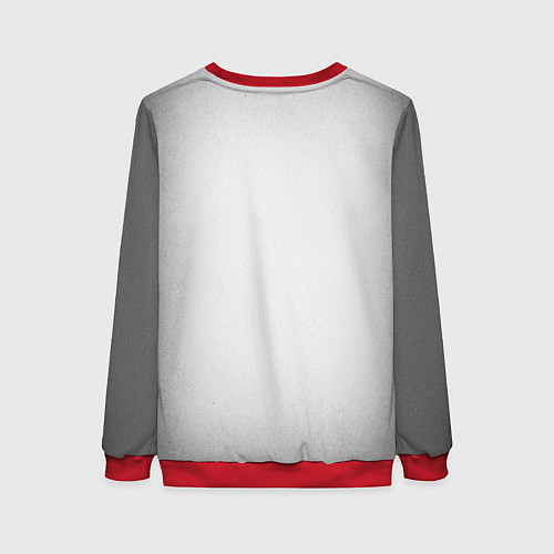 Женский свитшот Гусси - га га га / 3D-Красный – фото 2