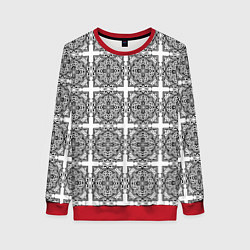 Свитшот женский Средневековье, цвет: 3D-красный