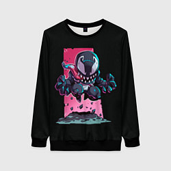 Свитшот женский Мини Веном, цвет: 3D-черный